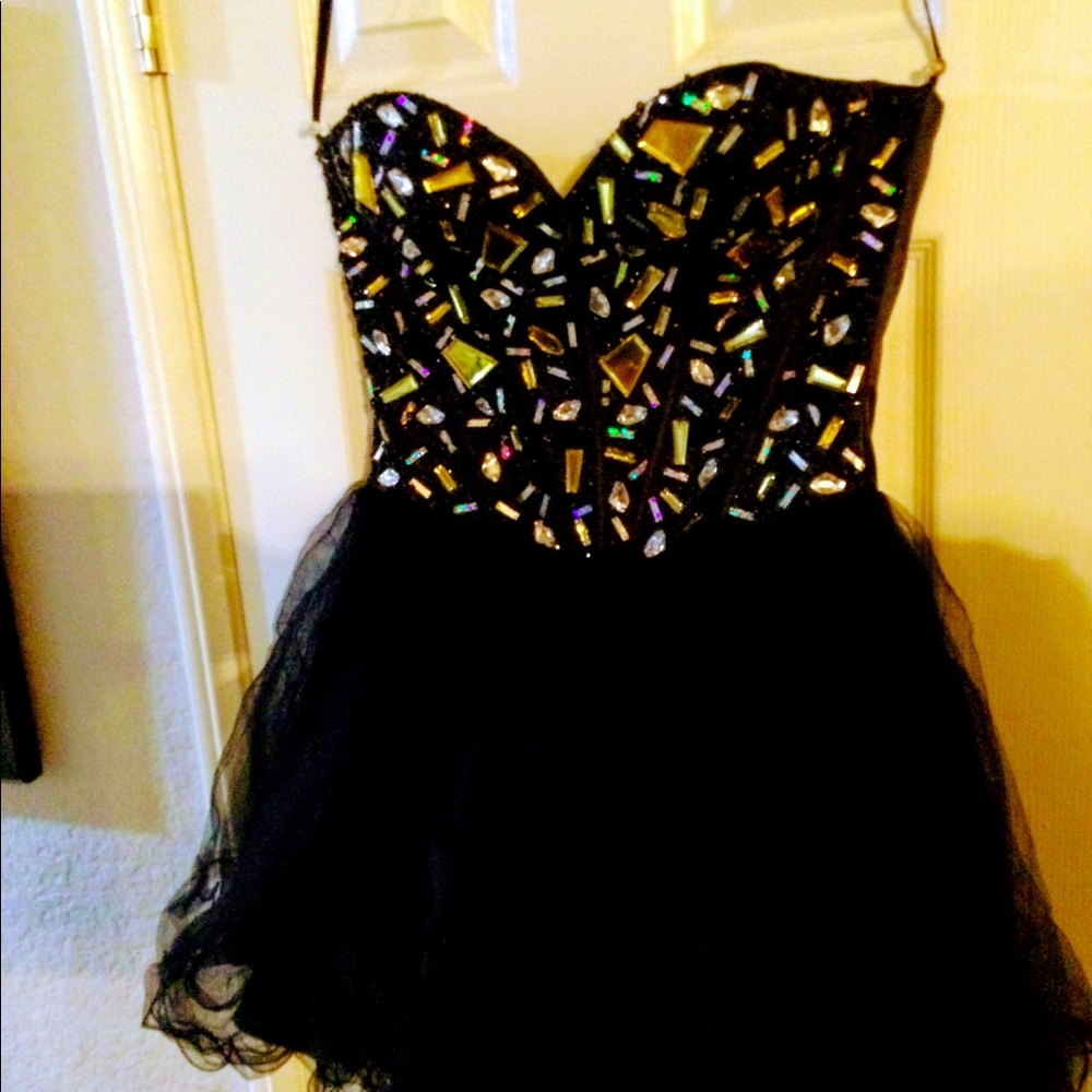 Decorative cocktail dress tea length size 5